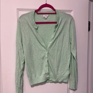 J. Crew Light Green Women's Cardigan